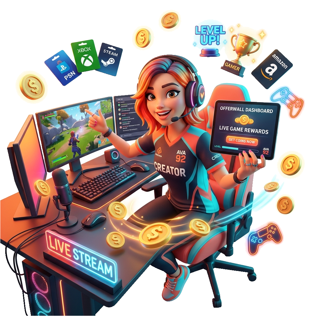 WateenX Gaming Ecosystem & Offerwall